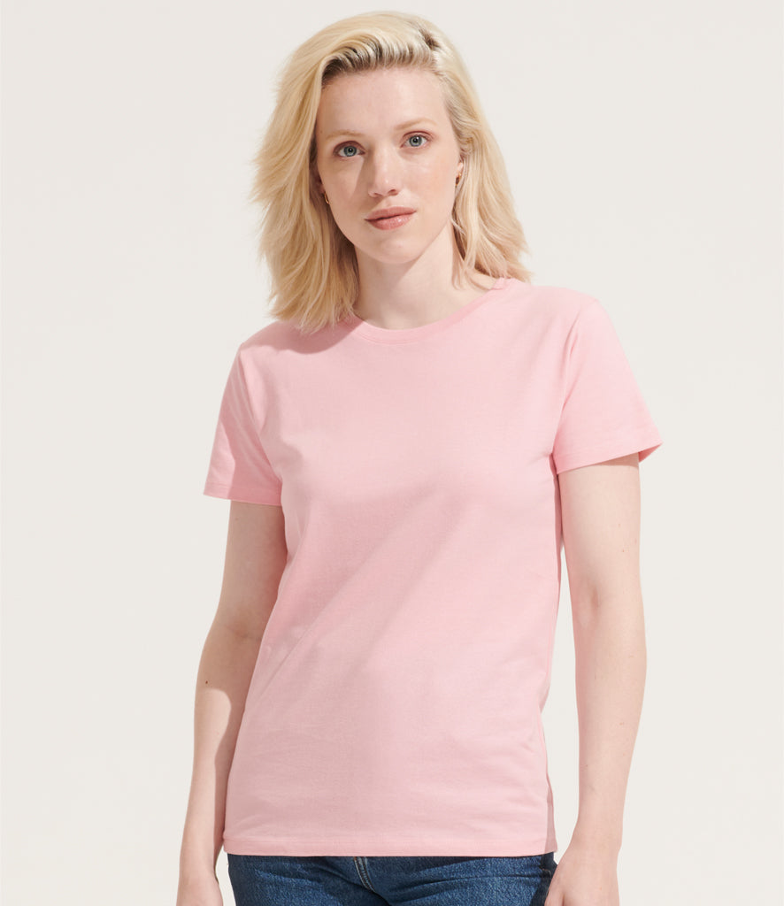 Ladies T-Shirt Slim Waist Short Sleeve Cotton 190gsm | SOL'S 11502