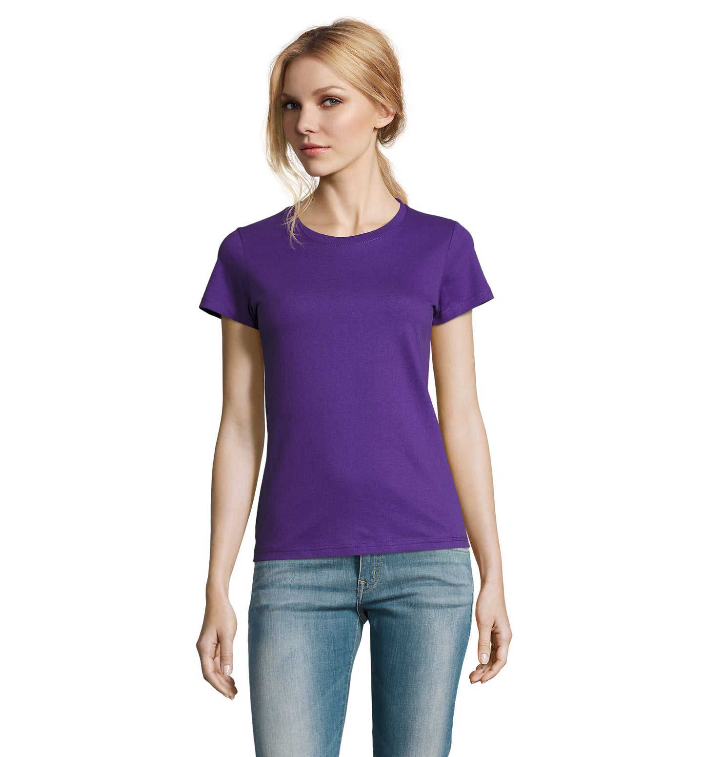 Ladies T-Shirt Slim Waist Short Sleeve Cotton 190gsm | SOL'S 11502